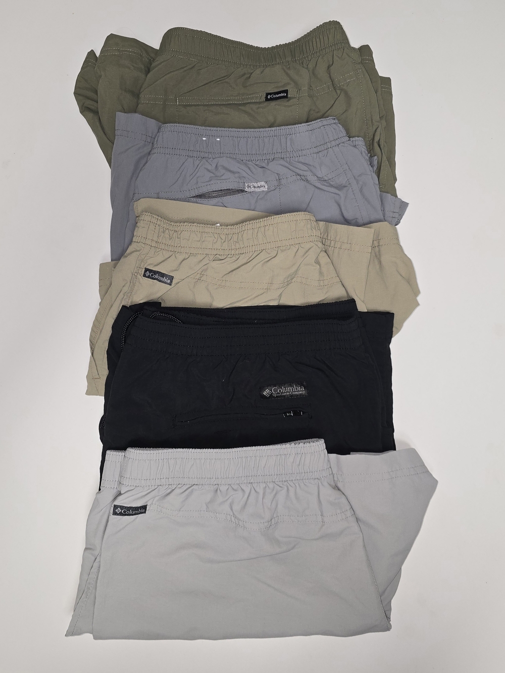 Columbia Women's Elastic Waist Outdoor Shorts - Black, Tan, Olive, Gray